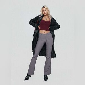 Petite Gray Women's Pants